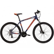           Bicicleta KROSS Hexagon 3.0 27.5" albastru/portocaliu/alb L
