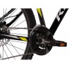Bicicleta KROSS Hexagon 5.0 27.5" negru/gri/galben XS